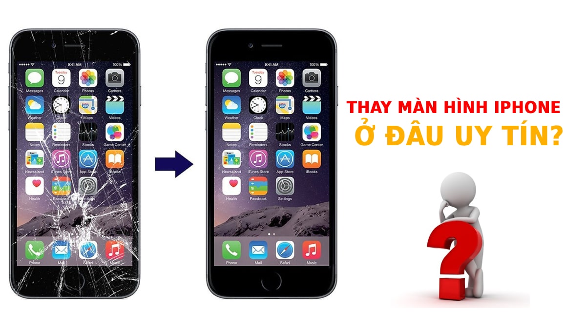 Thay màn hình iPhone 6 Plus chính hãng giá bao nhiêu???