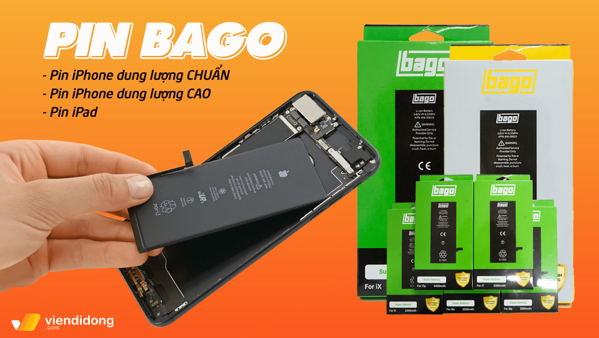 Bago – Dòng Pin “mới toanh” dành cho iPhone và iPad, giá chỉ từ 200k