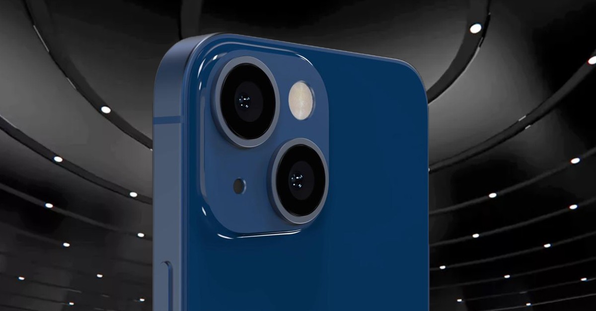 Hình ảnh đầu tiên của iPhone 13 mini với camera sau được thiết kế lại