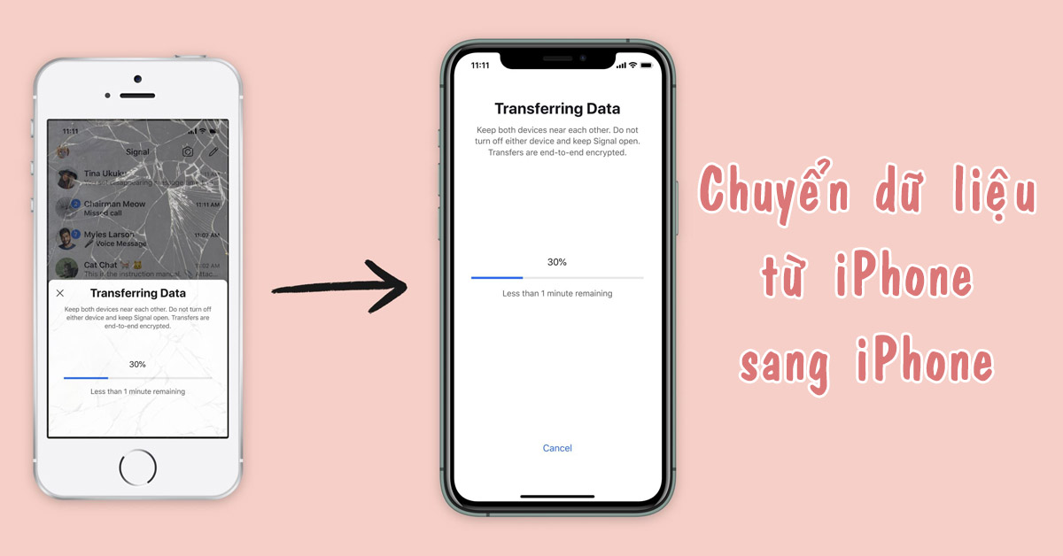 Tổng hợp 10 cách chuyển dữ liệu từ iPhone cũ sang iPhone mới cực đơn giản