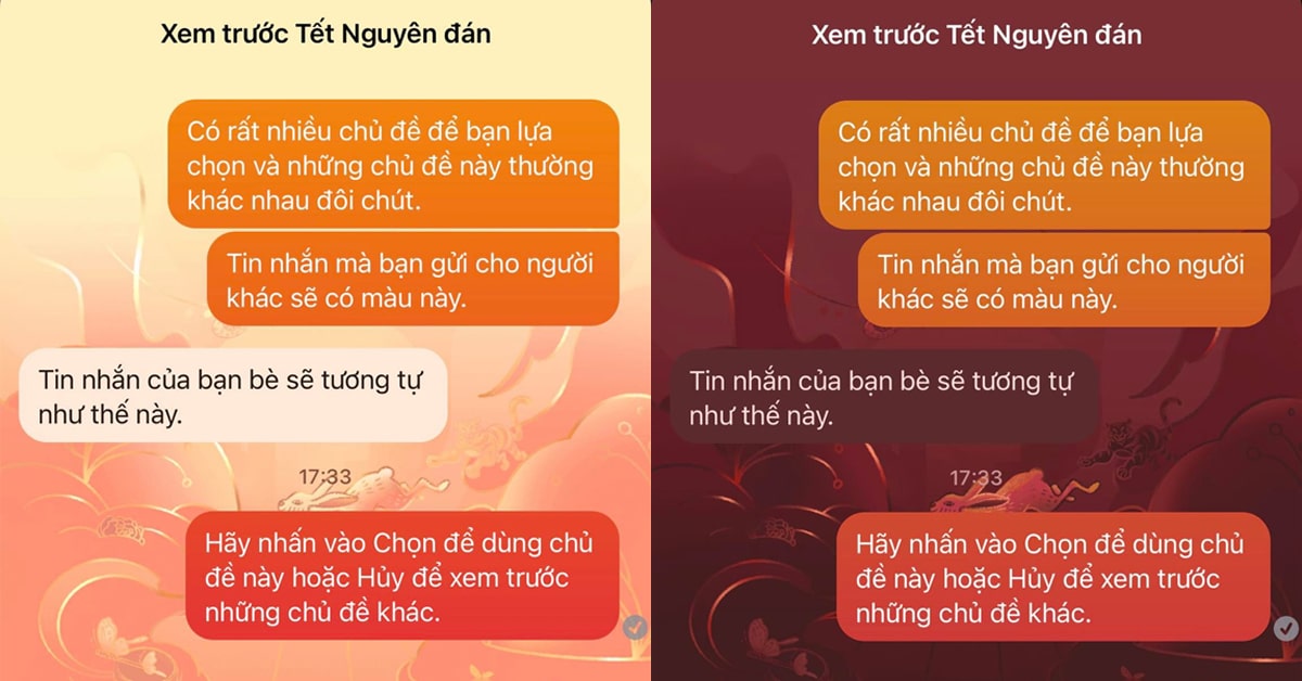 Cách đổi chủ đề Tết Quý Mão 2023 trên ứng dụng Messenger để tăng không khí mùa xuân