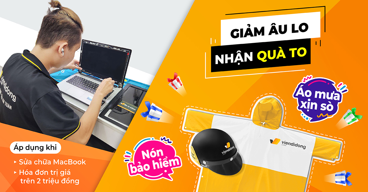 Tháng 08, sửa chữa tại Viện Di Động: Giảm âu lo – Nhận quà to